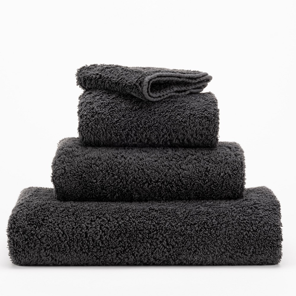 Super Pile Plain Bathroom Towels by Designer Abyss & Habidecor 997 in Volcan